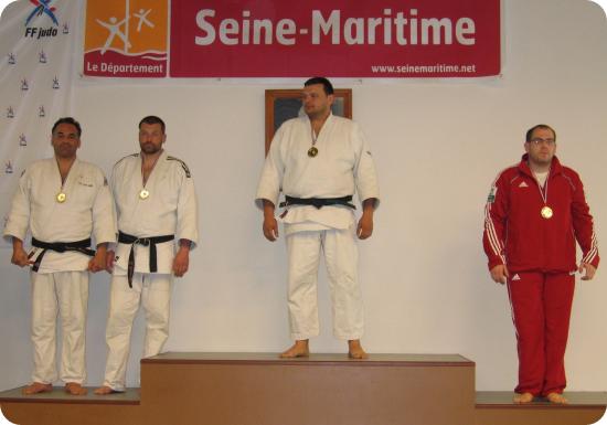 PODIUM   100 KG CHAMPIONNATS DE NORMANDIE