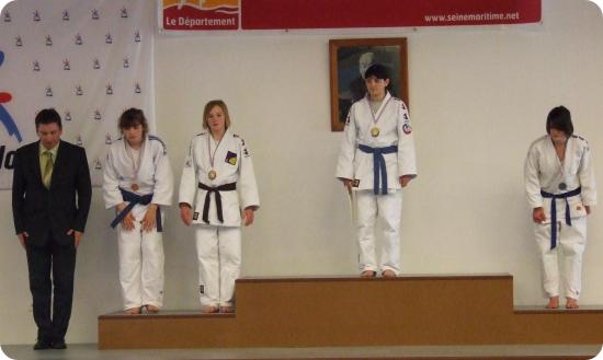 PODIUM - 57 KG CHPTS NORMANDIE MINIMES
