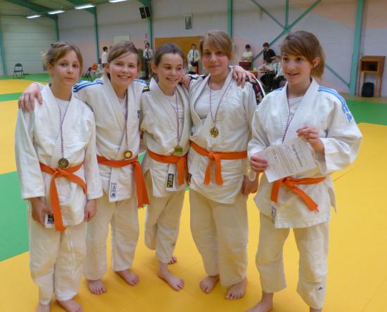 Les benjamines à Louviers