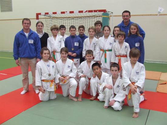 groupe benjamins au tournoi de Lyre le 22/11/09