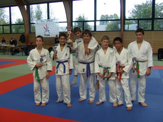 les minimes 3e à la SAUSSAYE